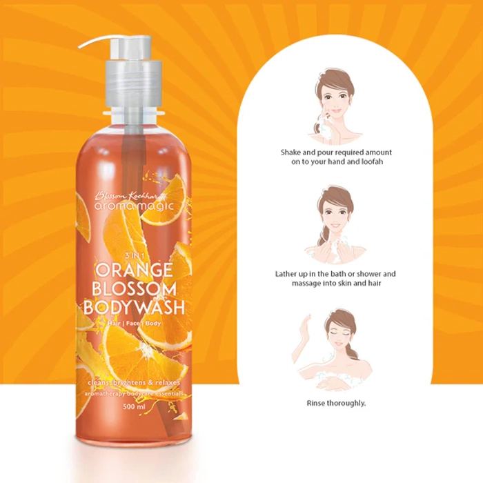 3 in 1 Orange Blossom Body Wash