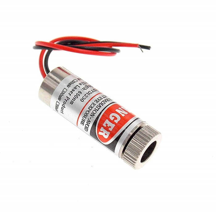 Red CROSS LINES Laser Module 12mm 5mw