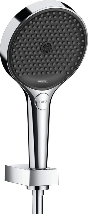 hansgrohe Rainfinity Ensemble support mural et douchette 130 3 jet avec flexible de douche 160 cm, chromé