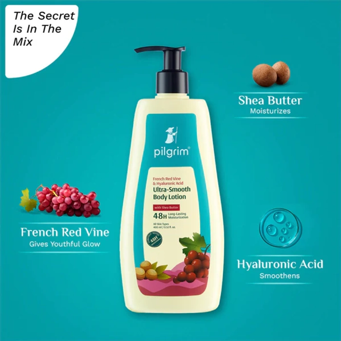 French Red Vine & Hyaluronic Acid Ultra-Smooth Body Lotion