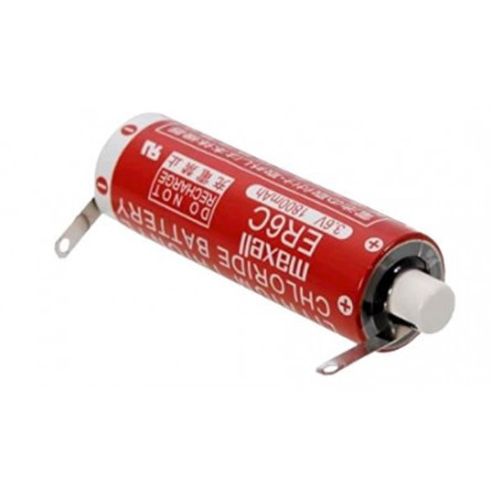 ER6C 3.6V 1800mAh Lithium Thionyl Chloride Battery with Lugs