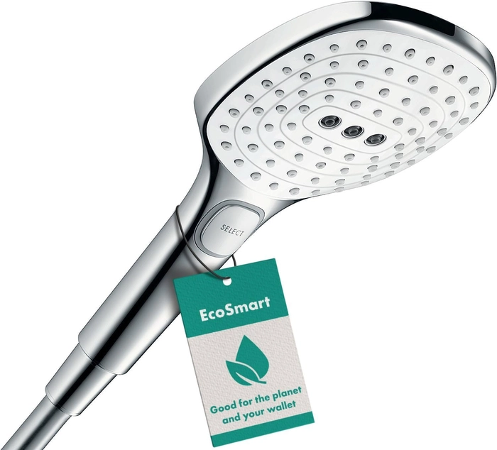 hansgrohe Raindance Select E Douchette à main 120 3 jet EcoSmart 9l/min, blanc/chromé
