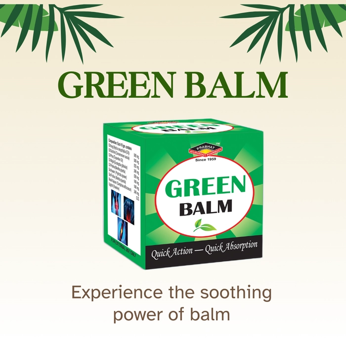 Green Balm 10gm. (Pack of 3)