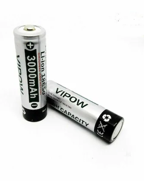 Schrodinger SCHRO70081 18650 Rechargeable 4 pcs VIPOW 3000mah 3.7V Battery