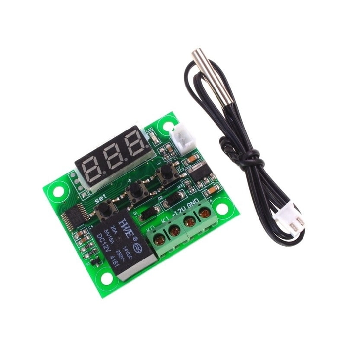 XH W1209 12V Digital Temperature Controller Module W/ Display and NTC Temp Sensor