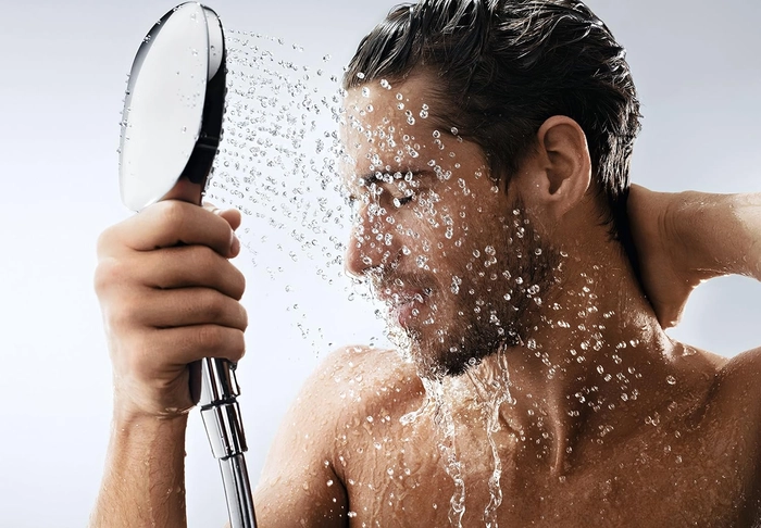 hansgrohe Raindance Select E Douchette à main 120 3 jet EcoSmart 9l/min, blanc/chromé