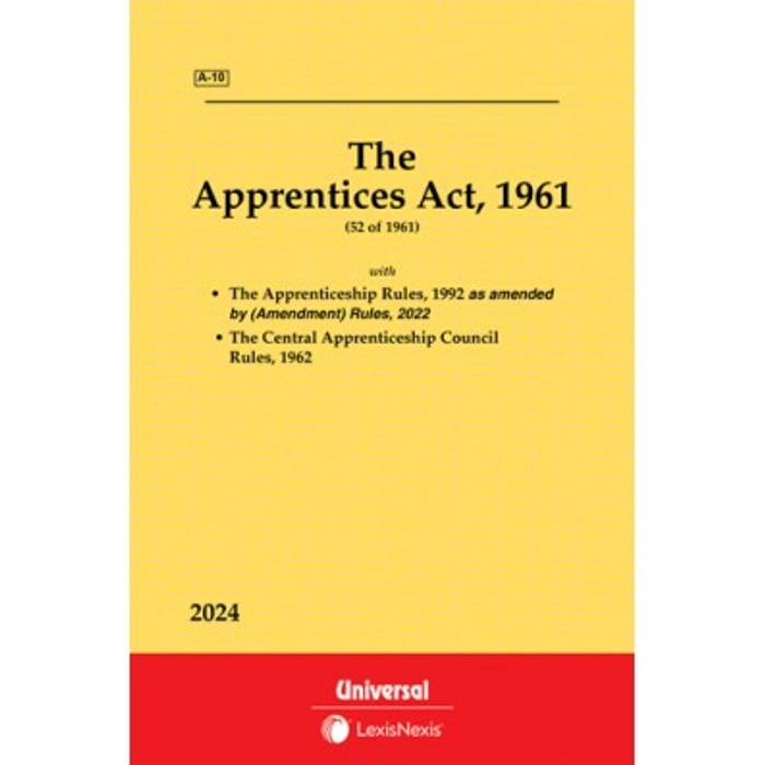 Apprentices Act, 1961 Along With Allied Act And Rules | Bare Acts ...