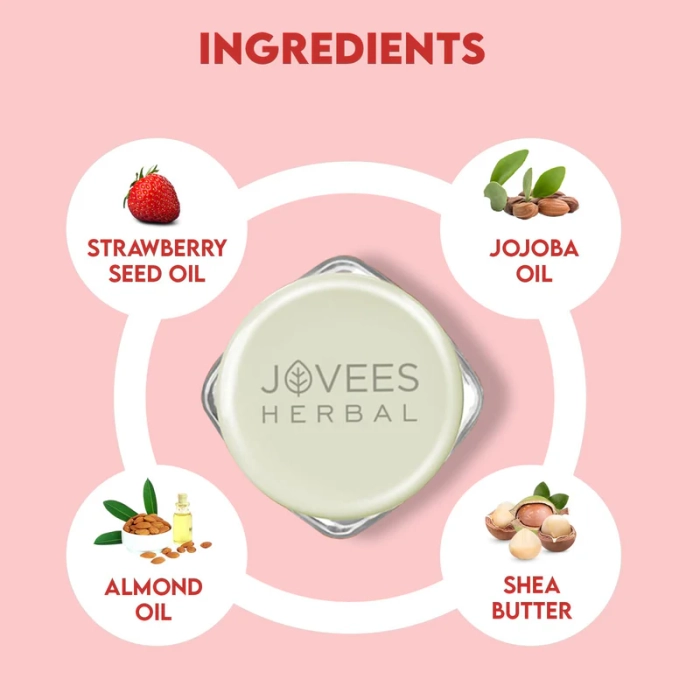 Jovees Strawberry Moisture Surge Lip Balm | Hydrates | Rejuvenates