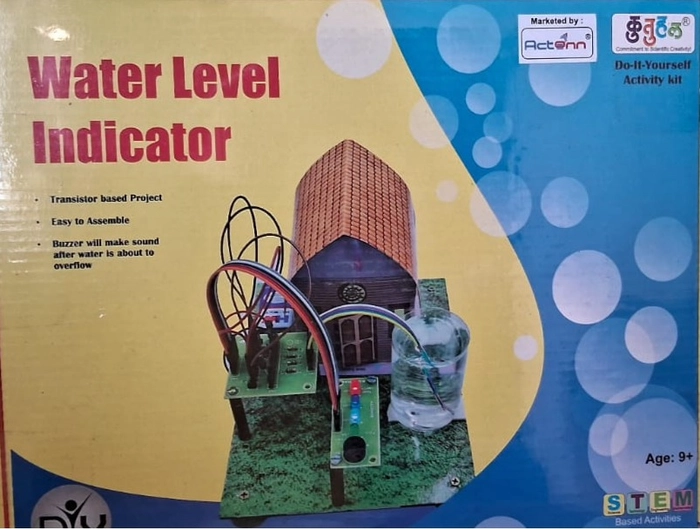 Water Level Indicator - Transistor Based Science Project  | DIY Kit for kids (BIG) - Age 9+ Years