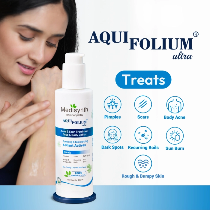 Aquifolium Ultra Face & Body Lotion 200 ml Medisynth