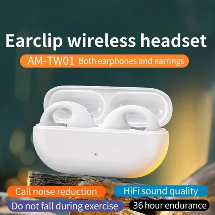 BONE CONDUCTION WIRELESS WATERPROOF EARBUDS