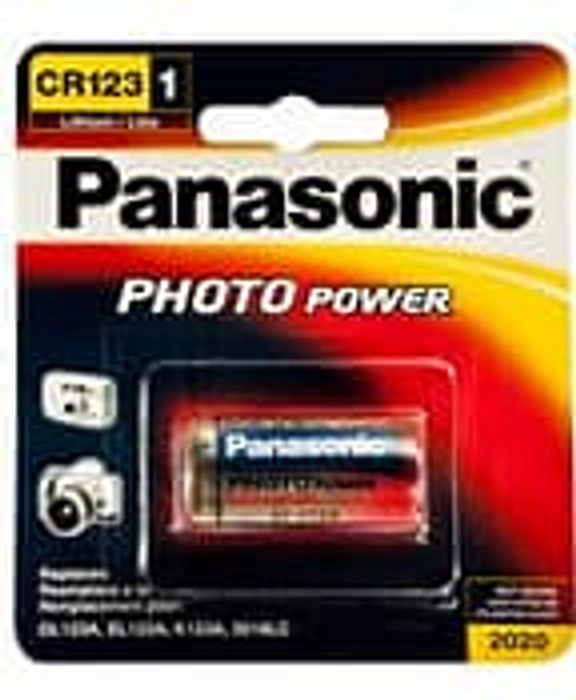 CR 123 Panasonic 3V Photo Lithium