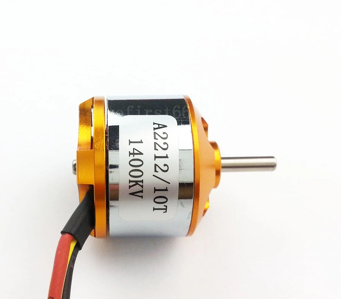 RC Brushless Motor 2212 1400KV with Soldered Banana Connector