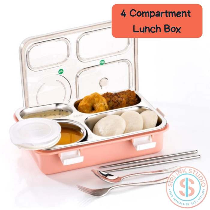 Kids Lunch Boxes - Steel, Durable & Name Print