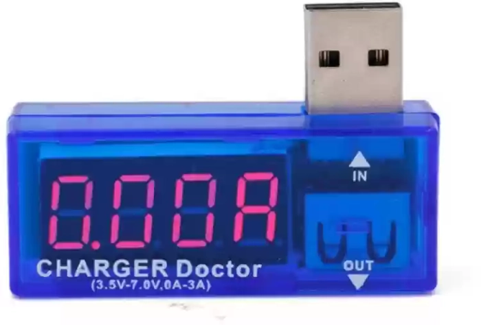 USB CHARGER DOCTOR BATTERY TESTER POWER DETECTOR VOLTAGE CURRENT METER