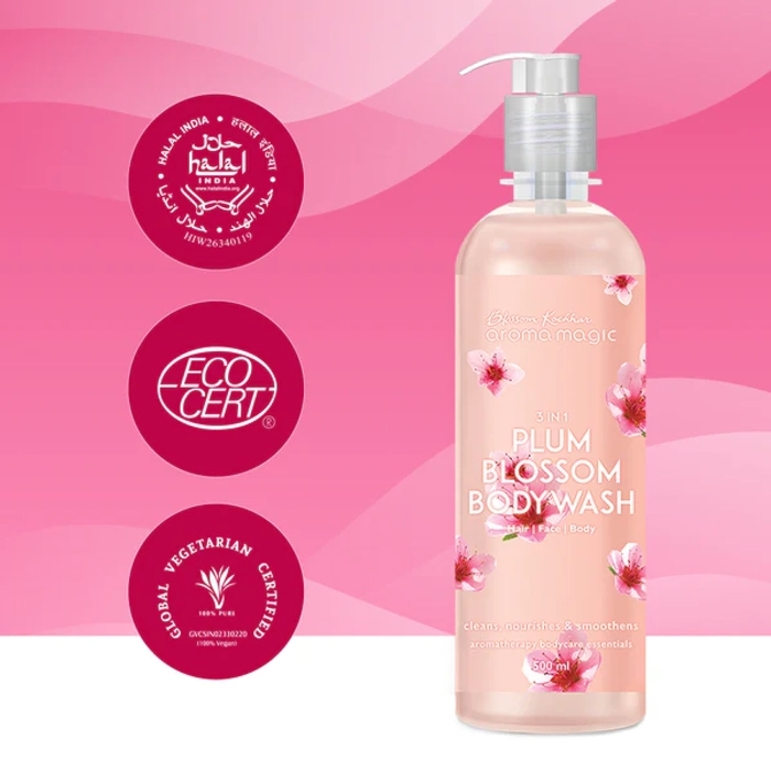 3 in 1 Plum Blossom Body Wash For Skin, Hair, and Body