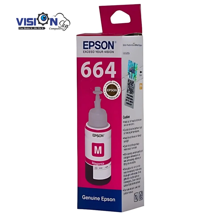 Epson Magenta 70 ml Ink Bottle T6643 - 664
