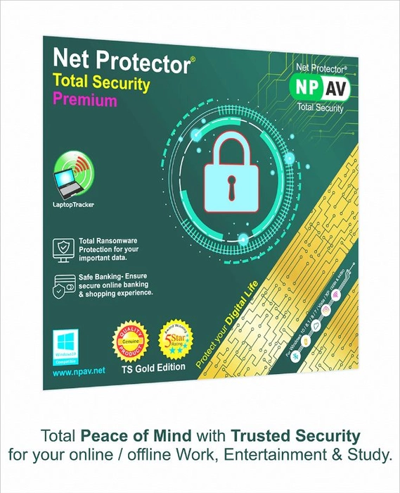 Net Protector Total Security Premium Antivirus (1 Year 1 PC)