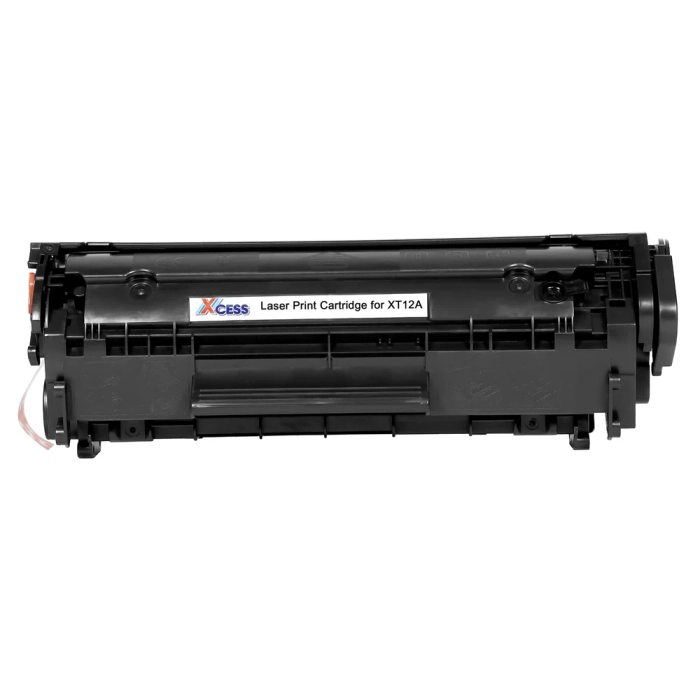 Xcess IXT12A Laser Toner Cartridge – Black | Page Yield: Up to 1500 Pages | Easy To Refill