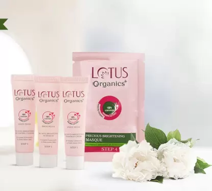 Lotus Organics+ Precious Brightening Small Facial Kit