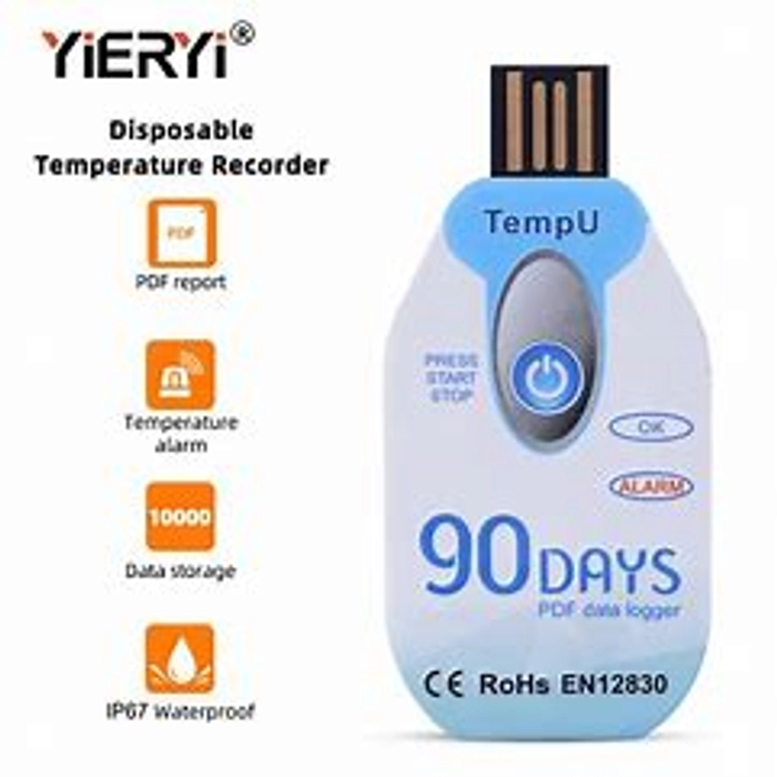 Temperature Data Logger 90 Days TempU02