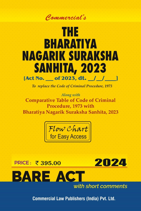 The Bharatiya Nagarik Suraksha Sanhita 2023 | Commercial Law Publishers ...