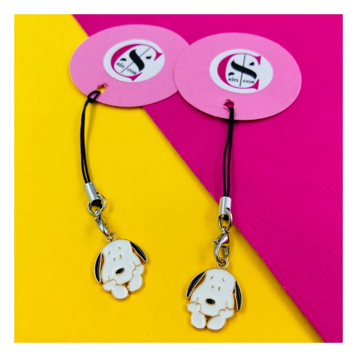 Snoopy dog phone charm