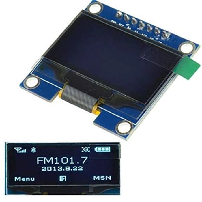 0.96″ OLED Display Module – SPI/I2C – 128×64 – 7 Pin (Blue)