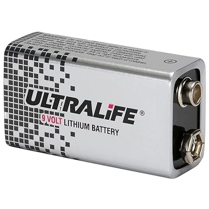 Ultralife Long-Life 9V Lithium Battery-Original Battery