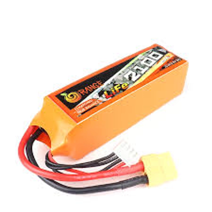 ORANGE Li-Fe 2100mAh 3S 30C/60C LITHIUM IRON PHOSPHATE BATTERY PACK (LiFePO4)