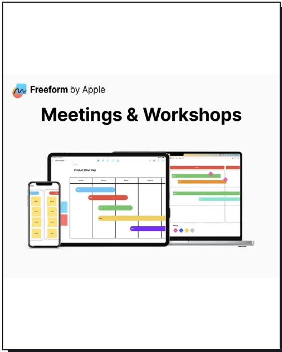 Meetings Workshop Pack for Apple Freeform template Meetings Workshop Pack for Apple Freeform template