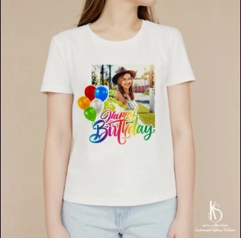 Customized Round Neck T-Shirt