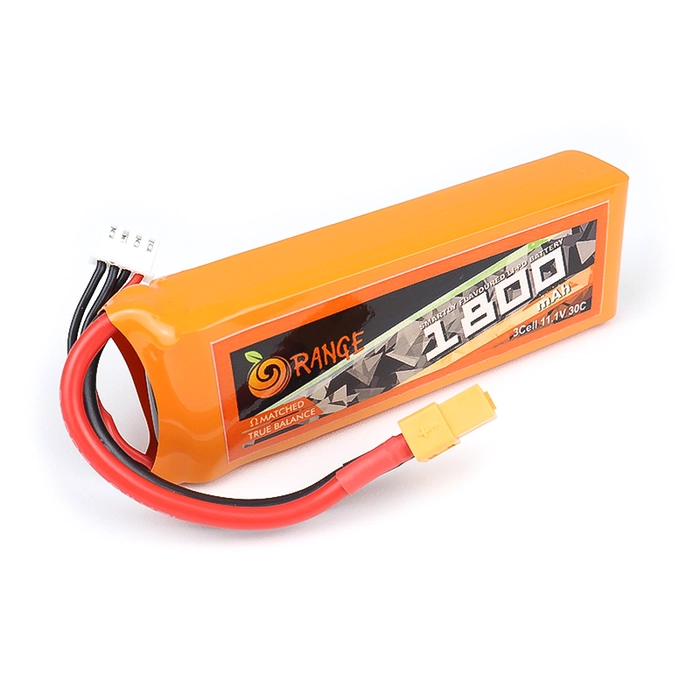 ORANGE 1800mAh 3S 40C (11.1 v) Lithium Polymer Battery Pack (LiPo)