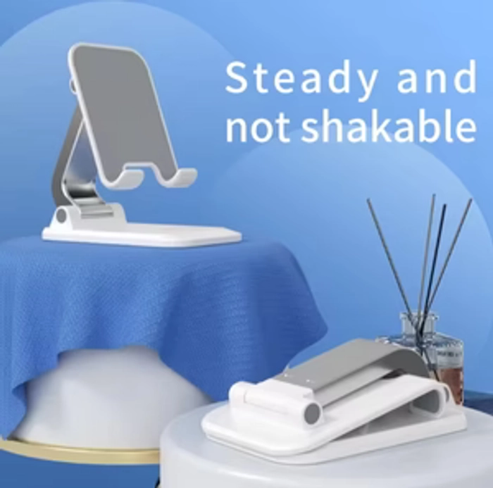 FOLDABLE PHONE STAND FOR DESK-HEIGHT ADJUSTABLE TOP QUALITY