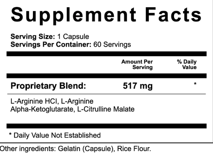 Nitric Oxide Capsules