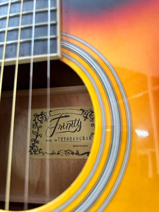 Trinity TNY-4010CE Electro-Acoustic Cutaway Guitar - SUNBURST