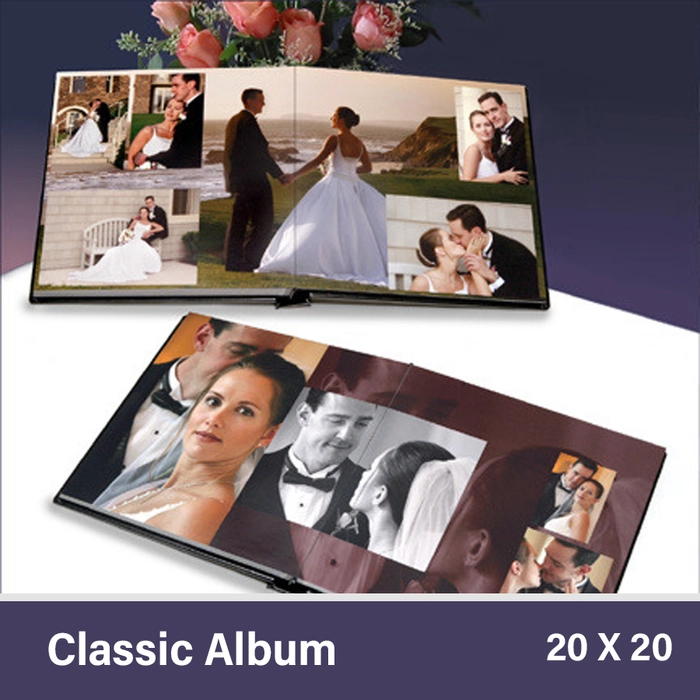 Classic Elegance 20x20 Wedding Album