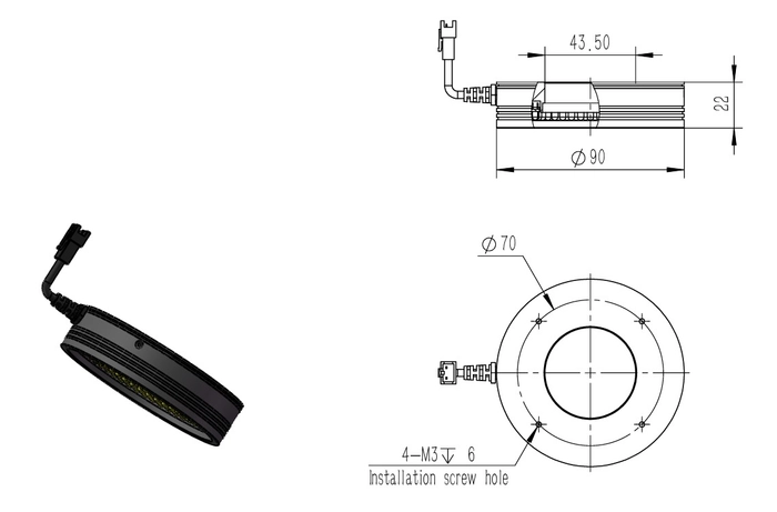 RING LIGHT-90-43.5-22