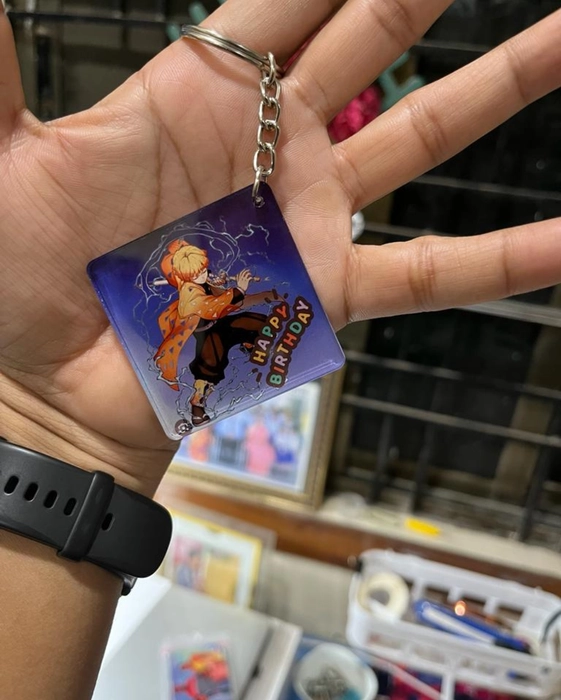 Acrylic Keychain with custom Printing