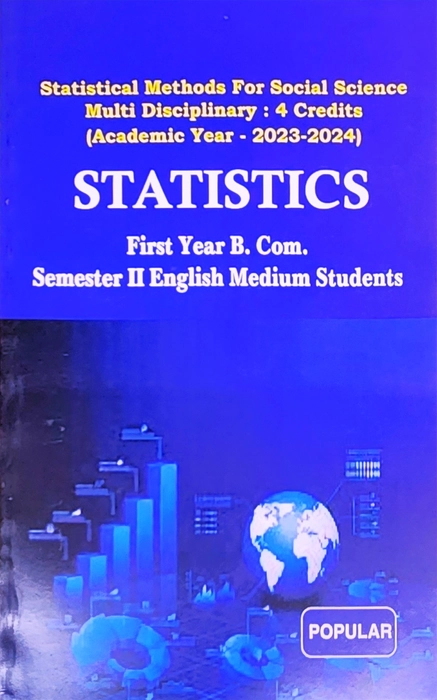 Fy B.com Sem-2 Statistics (NEP 2020) 2024 Edition