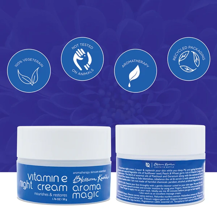 Vitamin E Nourishing Night Cream For Replenishes & Repair Skin