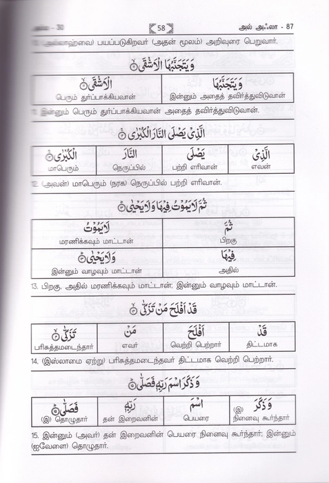 Tharjama Sollukku Sol Amma Juzu  (Dh)