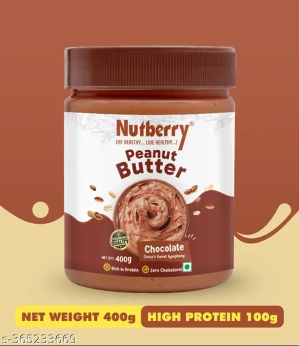 NUTBERRY CLASSIC CREAMY & CHOCOLATE CRUNCHY 400GM COMBO PEANUT BUTTER