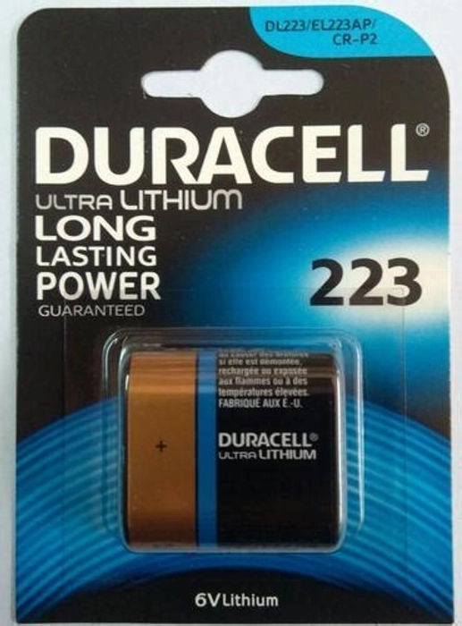 CR P2 6V Photo Lithium Battery