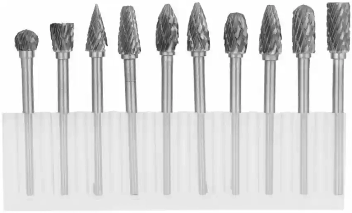 10 PIECES DIAMOND BURR BITS DRILL KIT FOR ENGRAVING CARVING ROTARY TOOL SET