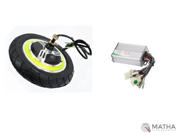 12 INCH 350W 24V BRUSHLESS E-BIKE WHEELS SCOOTER HUB MOTOR + CONTROLLER