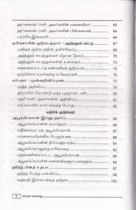 Karbala Varalaru Maraikkappatta Unmaigal