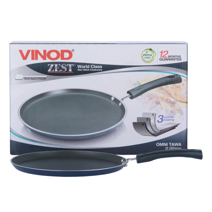 Buy Vinod Zest Non Stick Marbilo Dosa Tawa