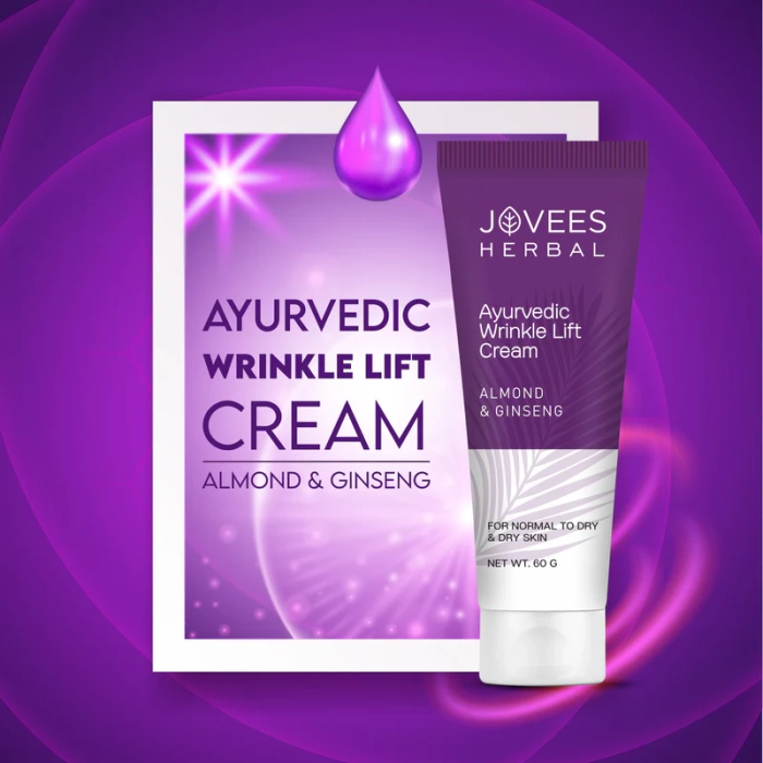 Jovees Almond & Ginseng Wrinkle Lift Face Cream | Anti-Wrinkle