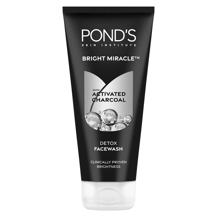 POND'S Bright Miracle Detox Facewash with 10X Power of Charcoal